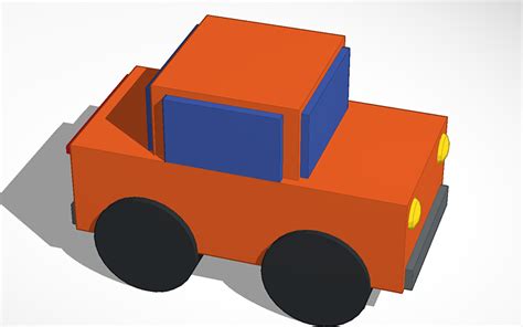 3D design Easy car edit 1 - Tinkercad