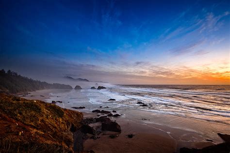 Ecola State Park at Sunset Photograph by Ian Good - Fine Art America