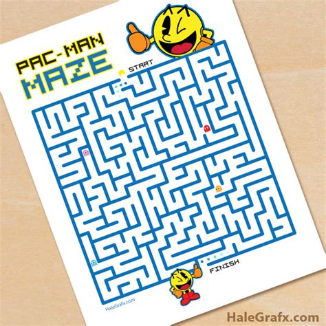 FREE Printable Pac-man Maze