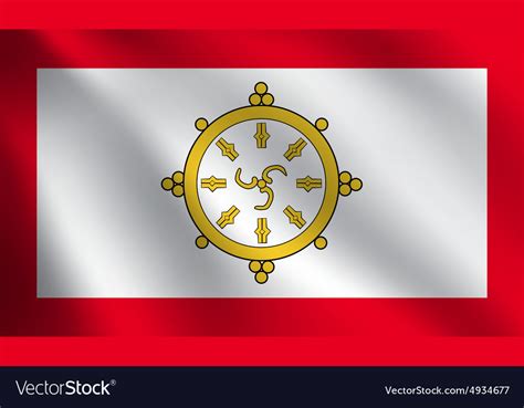 Sikkim flag Royalty Free Vector Image - VectorStock