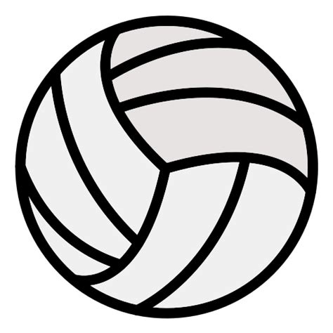 Volleyball Generic Outline Color icon