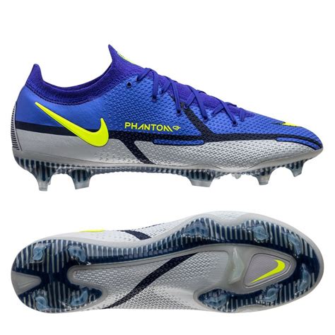 Nike Phantom GT 2 Elite FG Recharge - Blau/Neon/Grey Fog/Blau