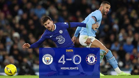 Manchester City v Chelsea (4-0) | Highlights | FA Cup - YouTube