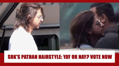 Shah Rukh Khan's braid hairstyle in Pathan is a YAY or NAY? Vote Now