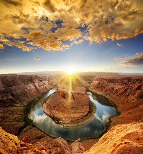 Horseshoe Bend Aerial View Wallpapers - Wallpaper Cave