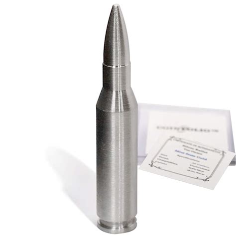 Amazon.com : Silver Bullet - .308 Caliber (2 oz) - Pure .999 Silver ...