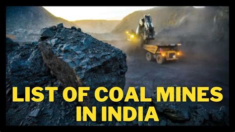 List Of Coal Mines In India