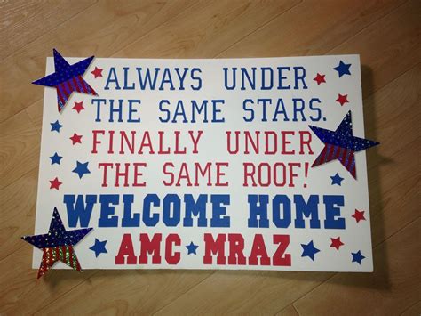 Homecoming posters, Welcome home posters, Military homecoming signs