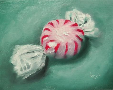 Peppermint Candy Painting by Wendy Winbeckler - Kanojo - Fine Art America