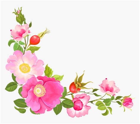 Flower Corner Png Images | Best Flower Site