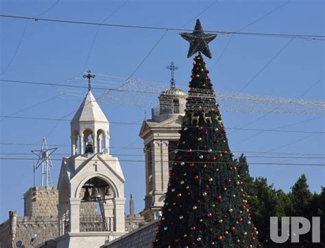 Photo: The Christmas Tree Outside The Church of Nativity In Bethlehem ...