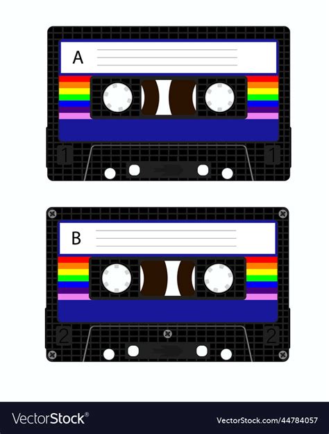 Cassette tape Royalty Free Vector Image - VectorStock