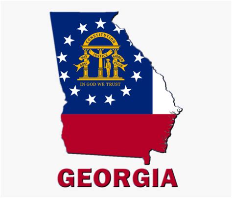 Georgia State Flag 2017 , Free Transparent Clipart - ClipartKey