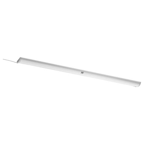 NORRFLY LED lighting strip, aluminium-colour, 55 cm - IKEA