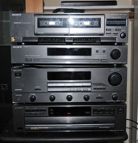 Sony Component Stereo System Includes CD Player, Turntable, Speakers ...