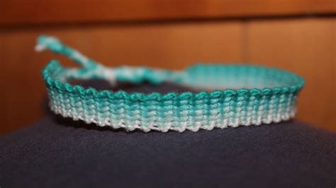 "Knitted" Friendship Bracelet Tutorial - YouTube