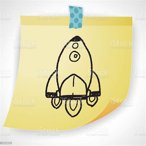 Doodle Spaceship Stock Illustration - Download Image Now - 2015 ...