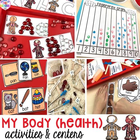 My Body Themed Activities and Centers - Pocket of Preschool