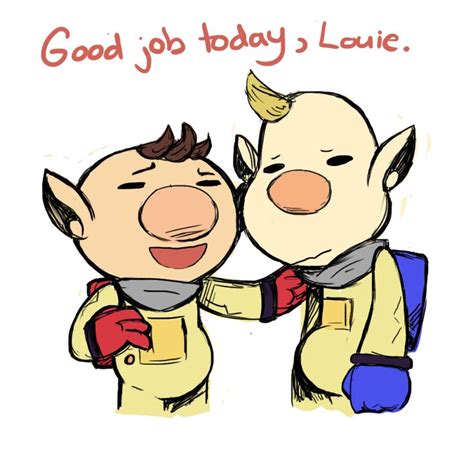 Olimar & Louie | Pikmin | Art by stuffantangs | Mother games, Game ...