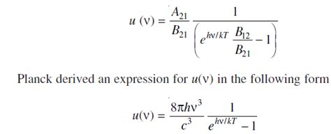 Relation Between Einstein’s A And B Coefficients