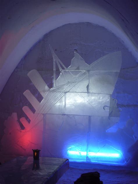 Finnish Snow Castle with Ice Bar