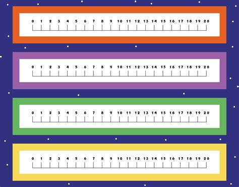 Printable Number Line To 20 - Printable Word Searches