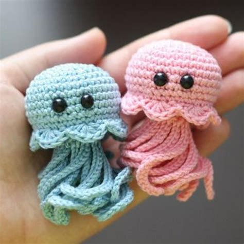 Made to Order Mini Jellyfish Amigurumi Tiny Jellyfish Stuffed | Etsy ...