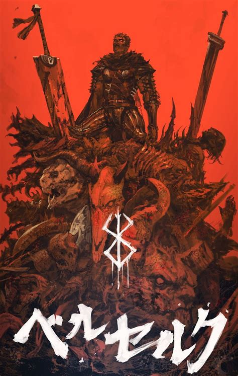 Eclipse, anime, berserk, face, guts, manga, red, HD phone wallpaper ...