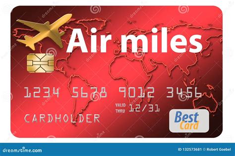 Here is an Air Miles Reward Credit Card Stock Illustration ...