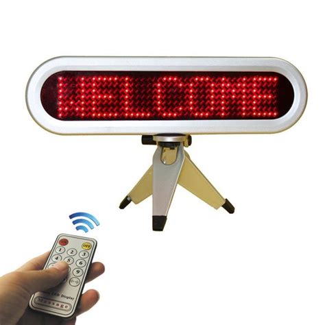 Pixels 7x41 LED Car Sign Commercial Lighting Moving Message Display For ...