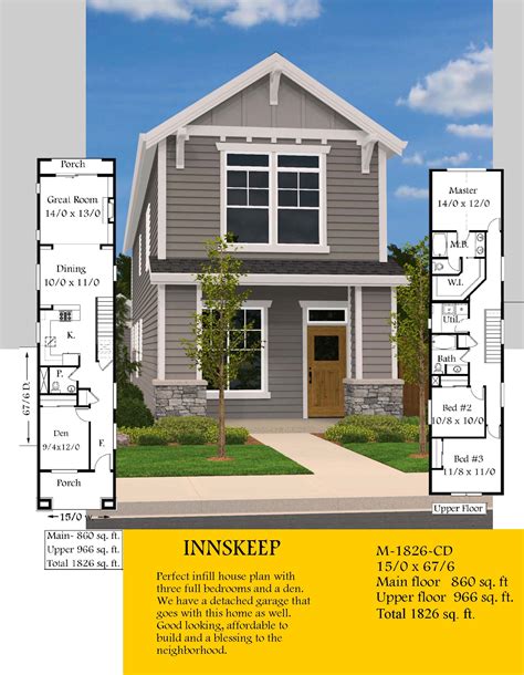 Skinny House Floor Plans - floorplans.click