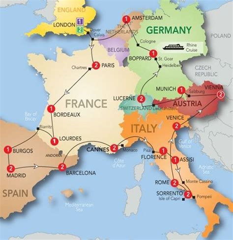 Europe Travel Map