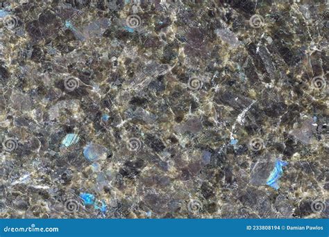 Closeup OfÂ granite, an Igneous Rock with Phaneritic Texture in Which ...