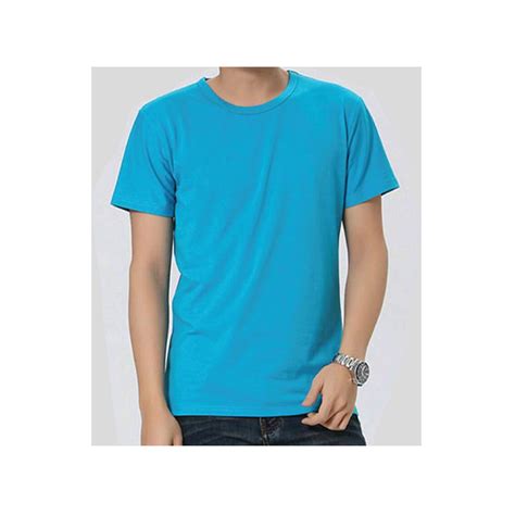 Aqua Blue Shirt Plain T- Shirt plain shirt for men tshirt for women ...