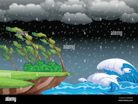 A stormy night background Stock Vector Image & Art - Alamy