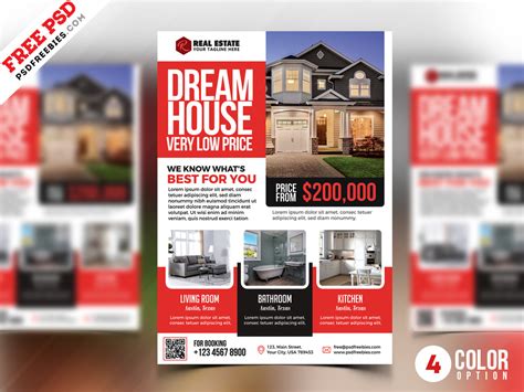 PSD Real Estate Flyer Templates | PSDFreebies.com