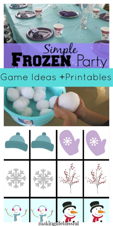 Simple FROZEN Birthday Party Ideas | Making Life Blissful