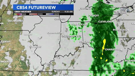 Rain enters central Indiana, possible snow Monday