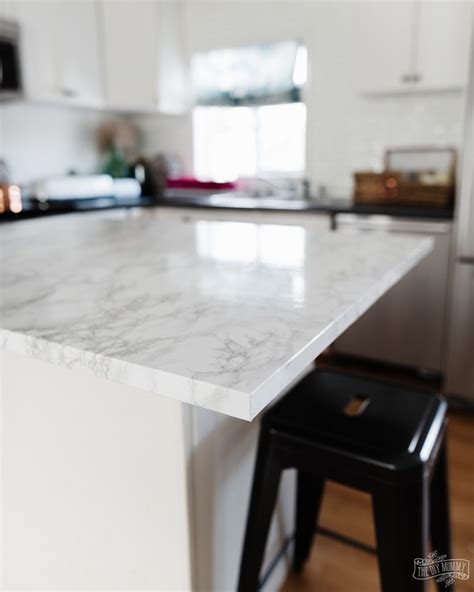 How to Install Contact Paper Countertop | The DIY Mommy