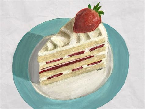 Oil Painting - Cake by coeli on Dribbble