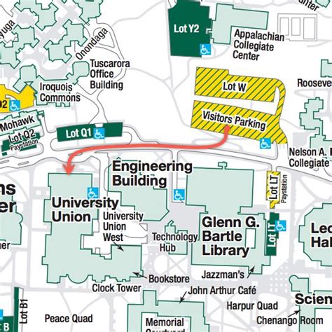 Suny Binghamton Campus Map