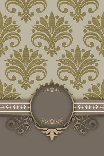 Vintage Background With Frame Stock Illustration - Download Image Now ...