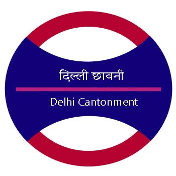 Delhi Cantt Metro Station Route Map - Delhi Metro - YoMetro