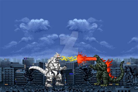 Godzilla vs Kiryu-2002 by T0misaurus on DeviantArt