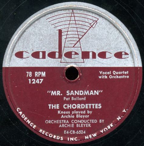 The Chordettes – Mr. Sandman Lyrics | Genius Lyrics