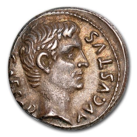 Not Specified - Roman Silver Denarius Emperor Augustus (27 BC-14 AD) Ch ...