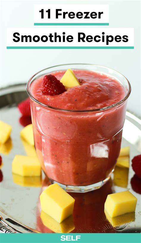 11 Frozen Healthy Smoothie Recipes To Prep On Sundays | SELF