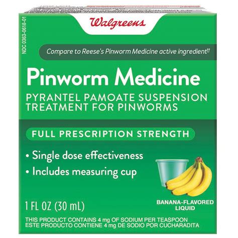 Walgreens Pinworm Medicine Liquid Banana | Walgreens