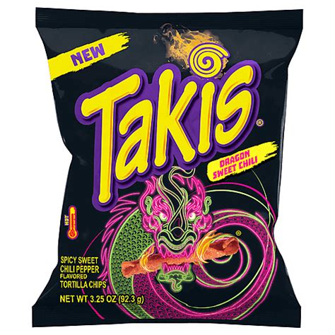 Takis Tortilla Chips, Dragon Sweet Chili, Hot 3.25 oz | Shop | Foodtown