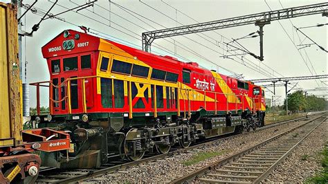 India's Most Powerful Diesel Locomotive WDG6G First time at Delhi ...